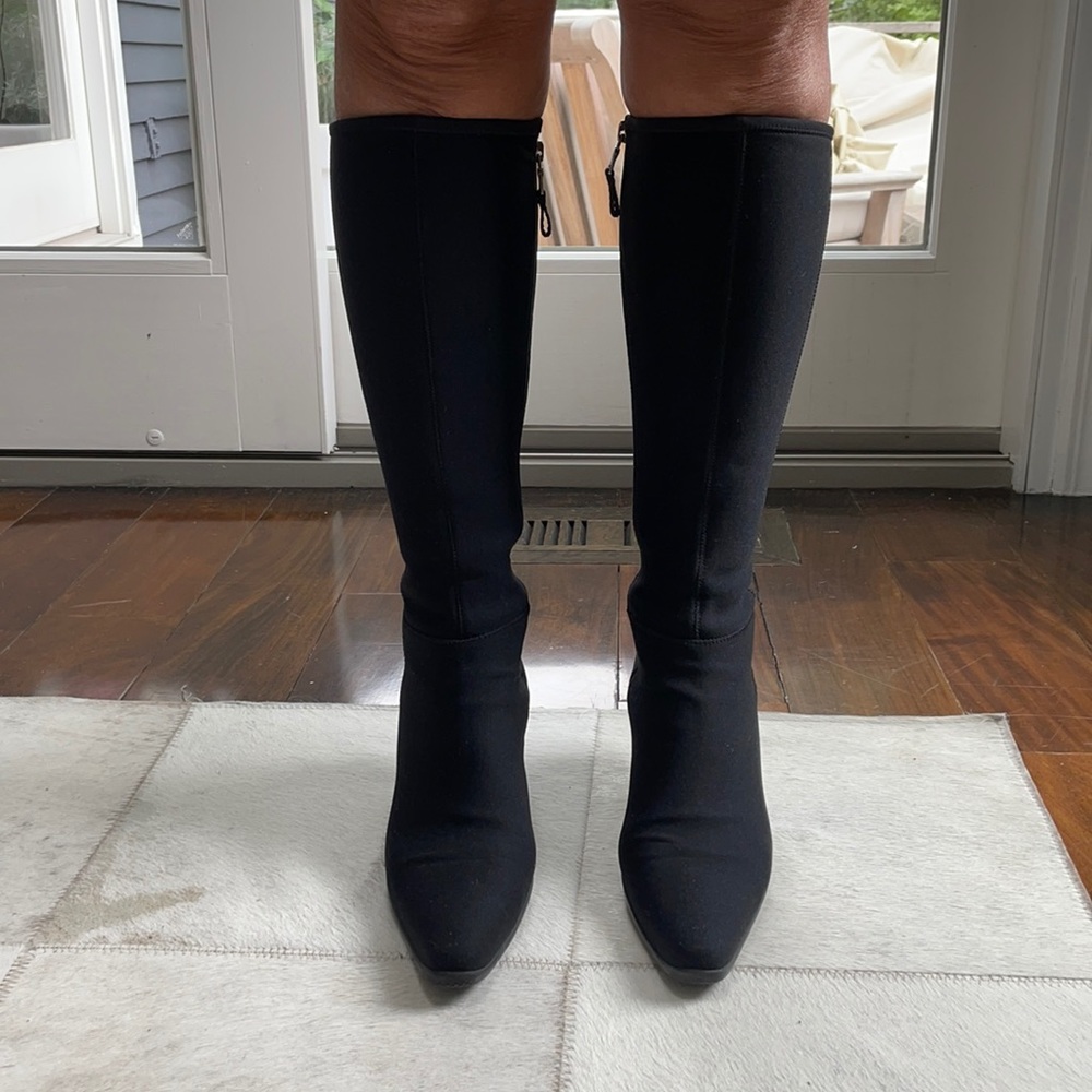 Prada low heel boots
